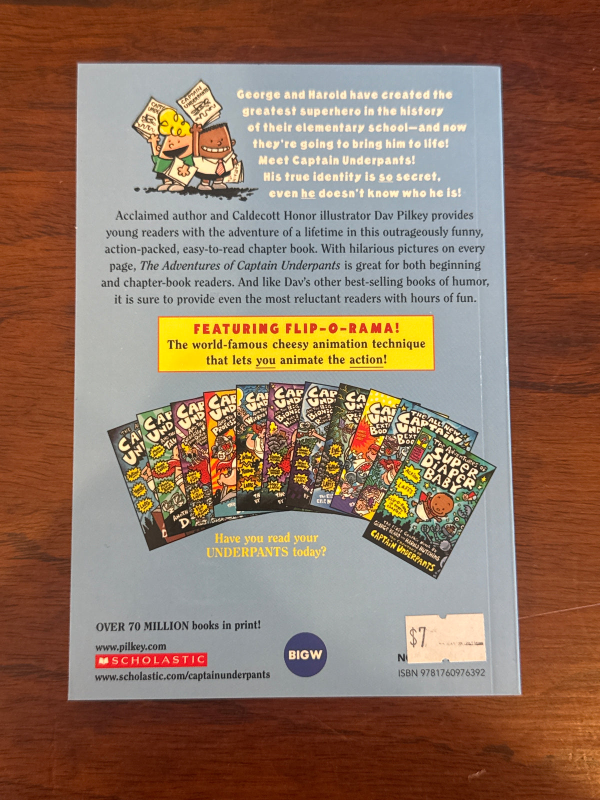Adventures of Captain Underpants. Dav Pilkey. 2020.