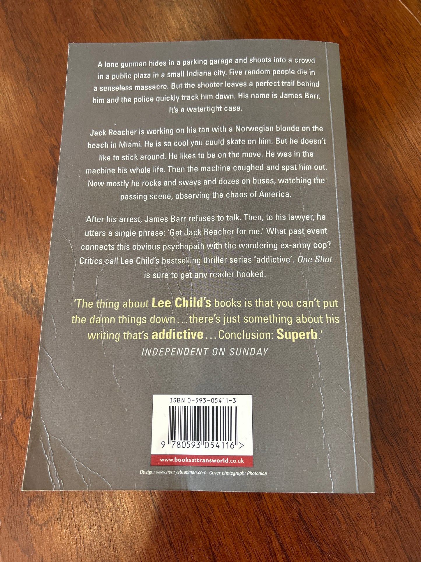 One shot. Lee Child. 2005.