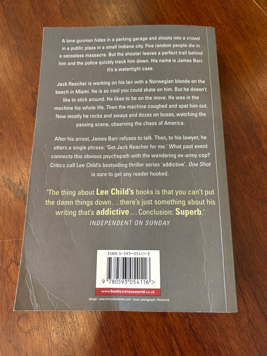 One shot. Lee Child. 2005.