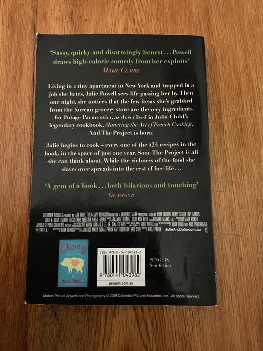 Julie & Julia: my year of cooking dangerously. Julie Powell. 2009.