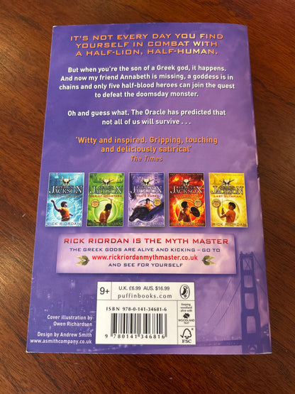 Percy Jackson and the Titan's curse. Rick Riordan. 2013.