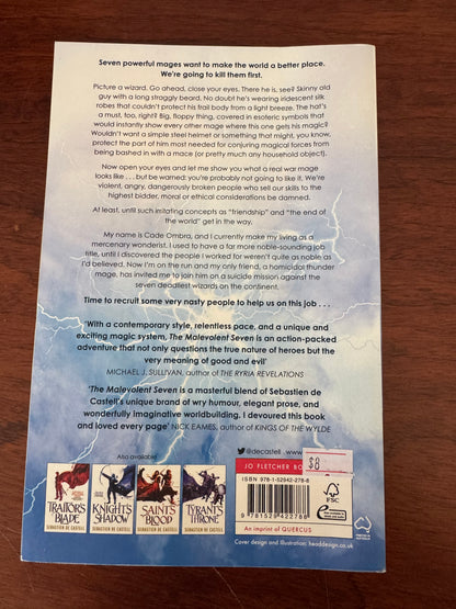 Malevolent Seven. Sebastian De Castell. 2023.