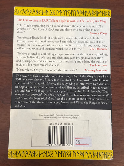 Lord of the Rings: Fellowship of the Ring.