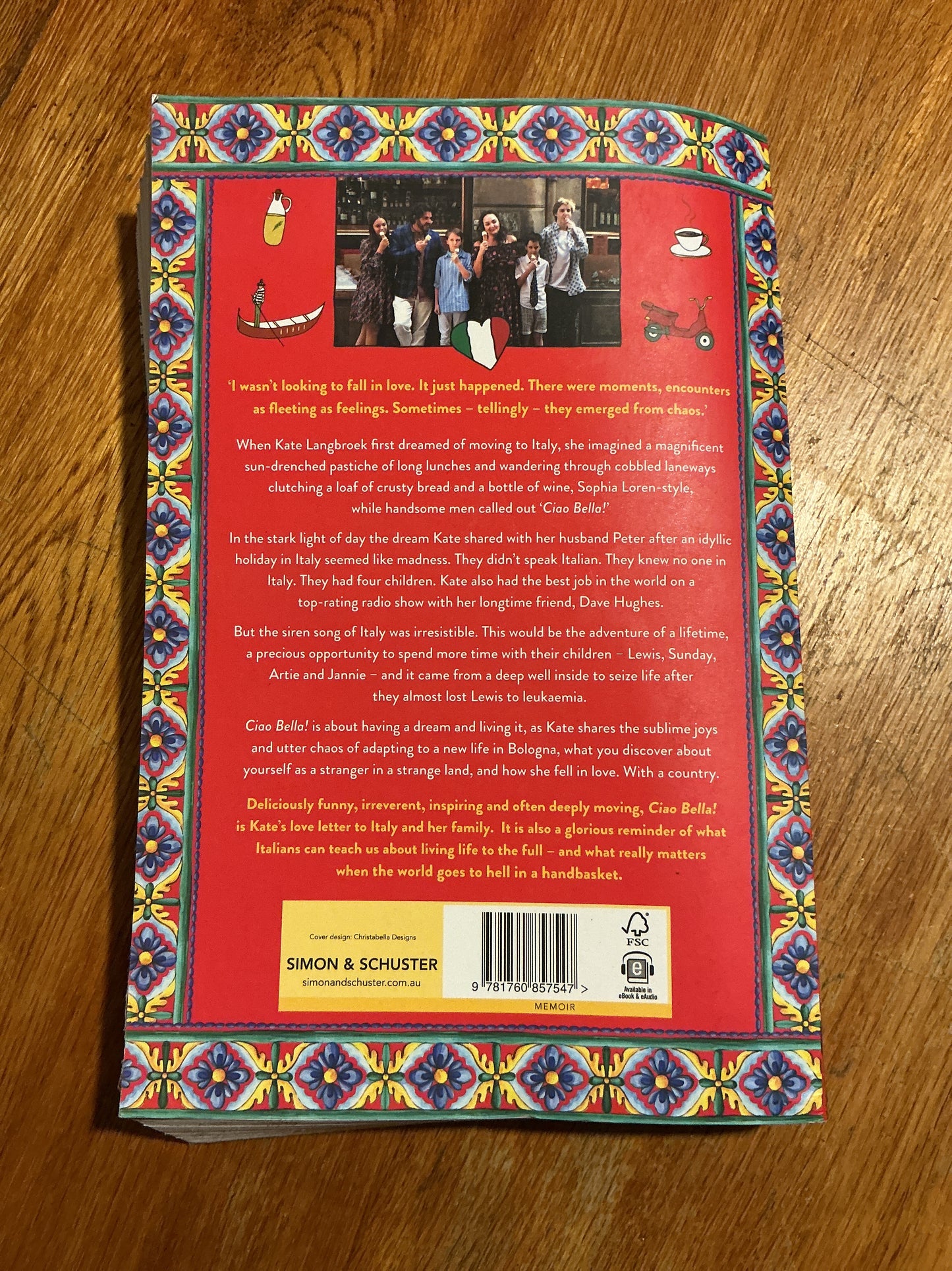 Ciao Bella: six take Italy. Kate Langbroek. 2021.