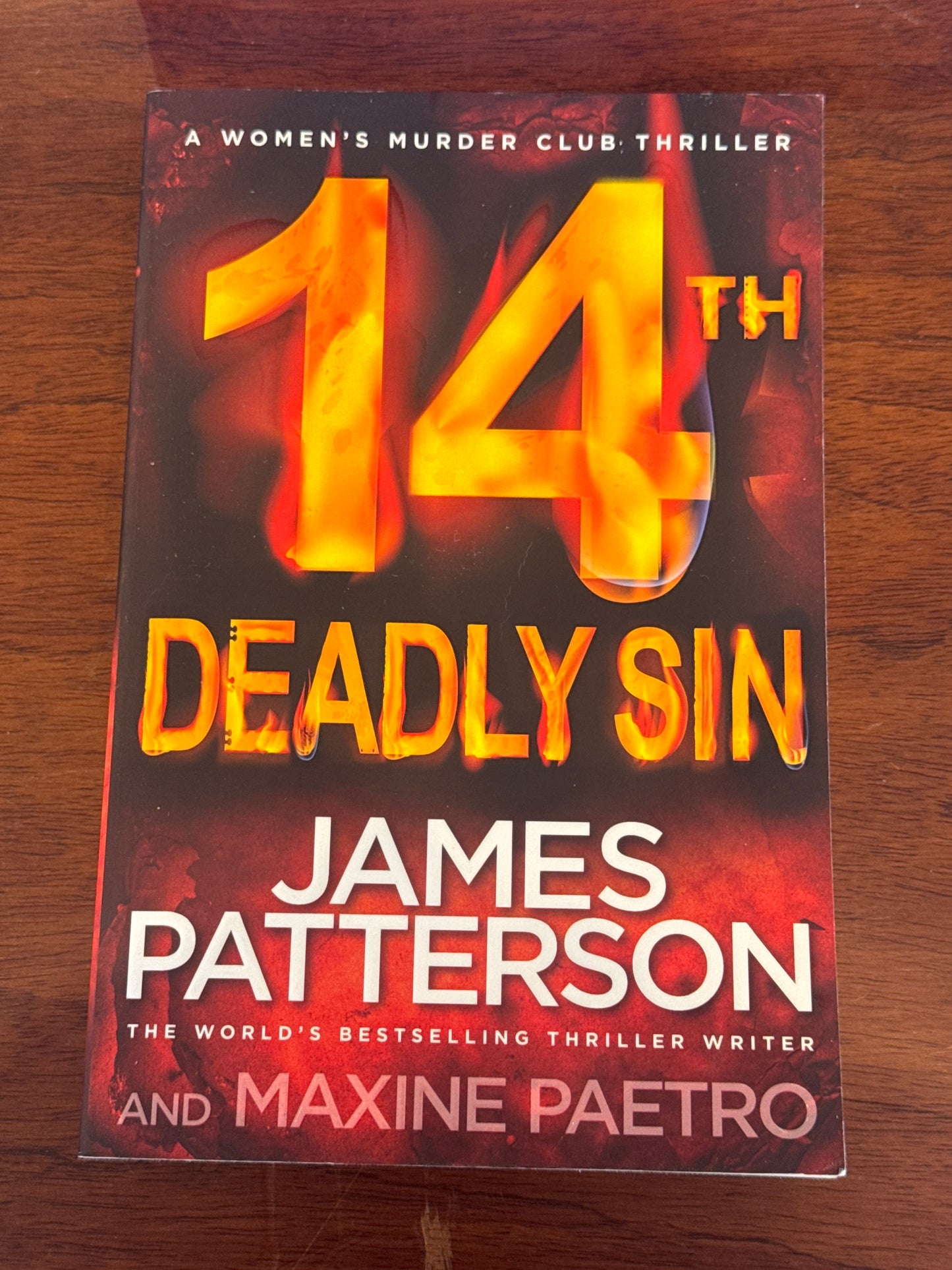 14th Deadly Sin. James Patterson & Maxine Paetro. 2015.