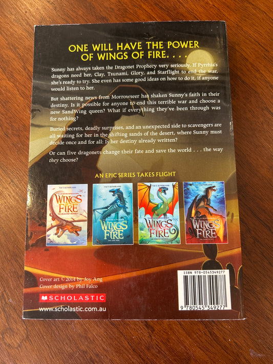 Wings of Fire: brightest night. Tui T. Sutherland. 2019.