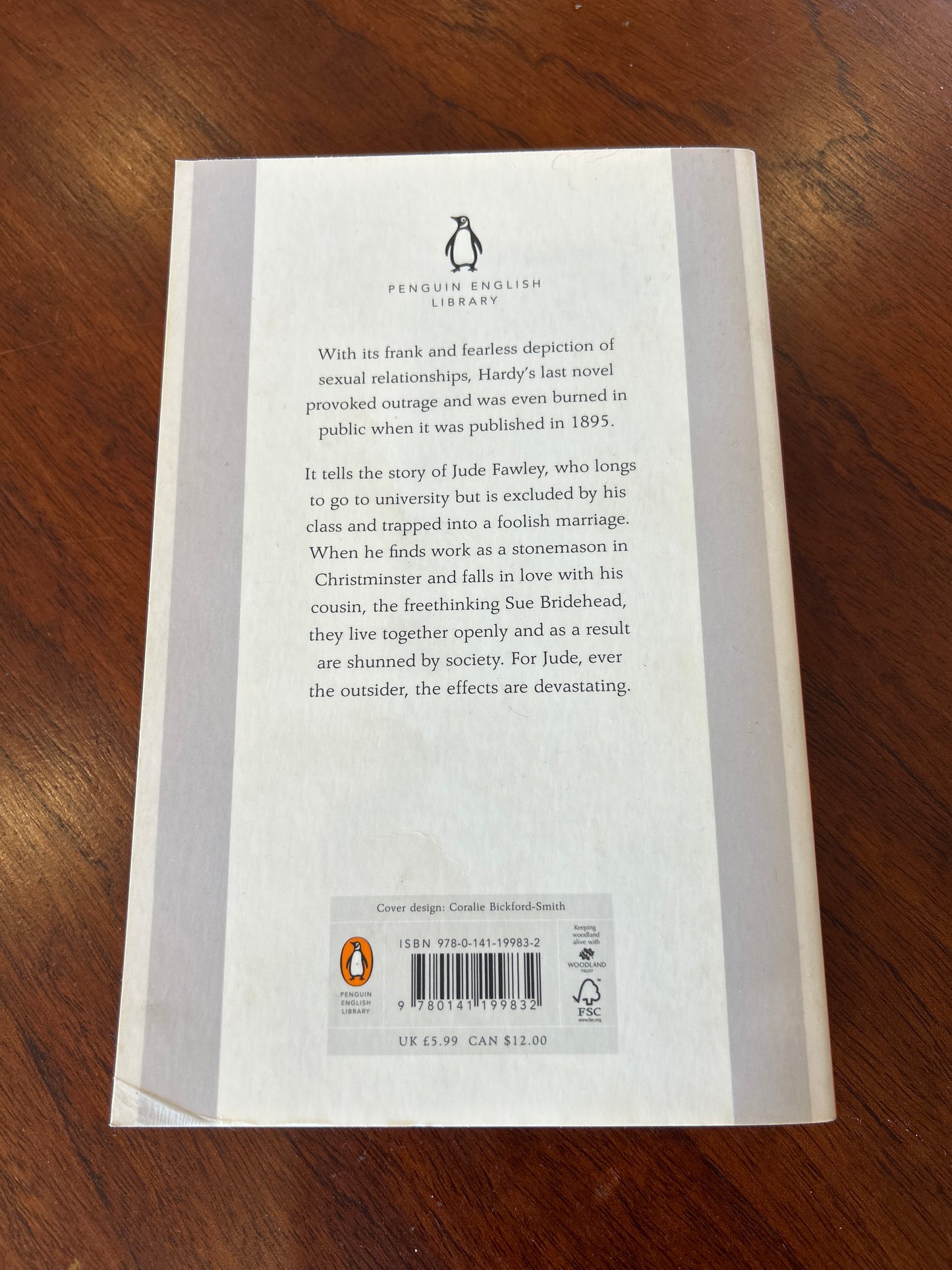 Jude the obscure. Thomas Hardy. 2012.