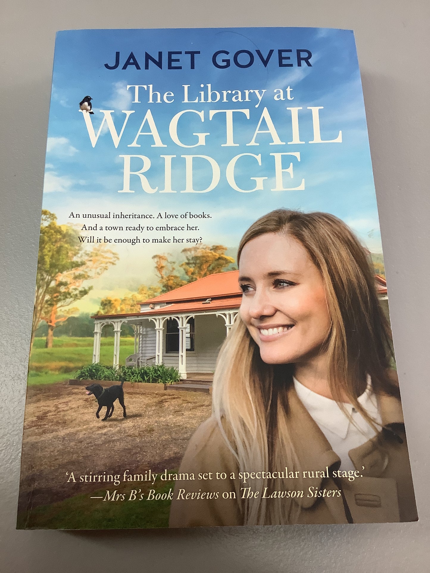 Library at Wagtail Ridge. Janet Gover. 2022.