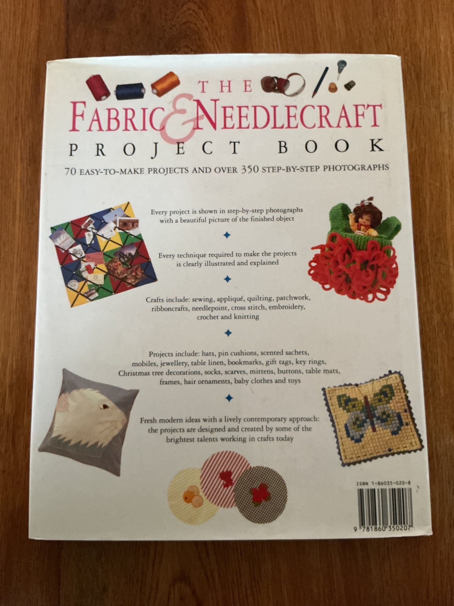 Fabric & needlecraft project book. Penelope Cream. 1995.