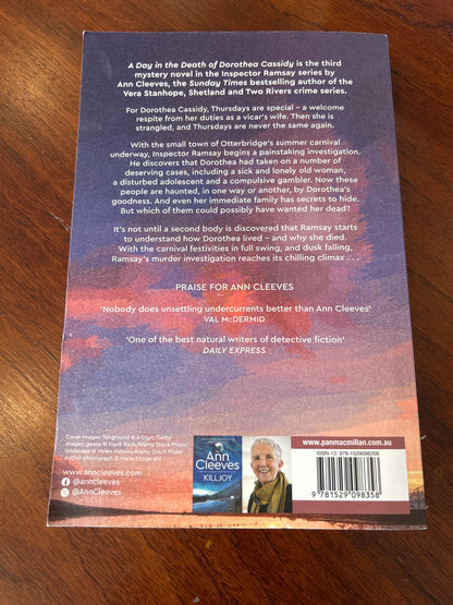 A Day in the death of Dorothea Cassidy. Ann Cleeves. 2024.