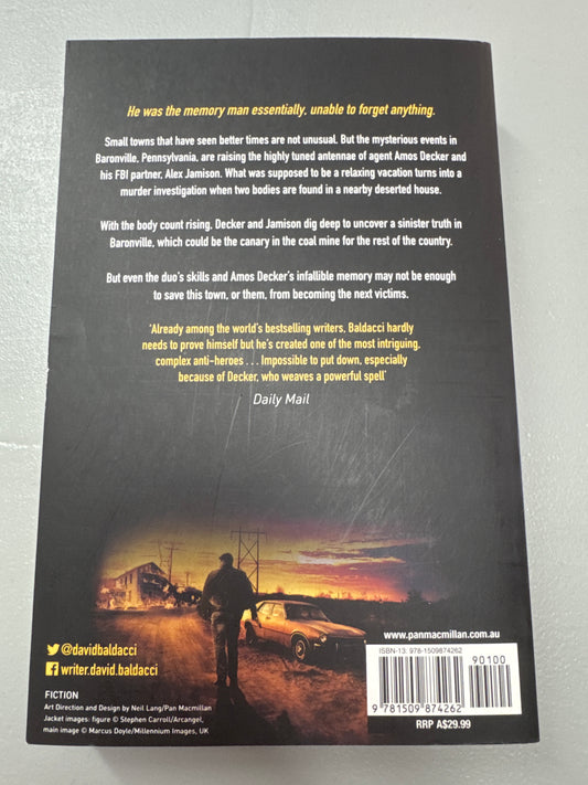 Fallen. David Baldacci. 2018.
