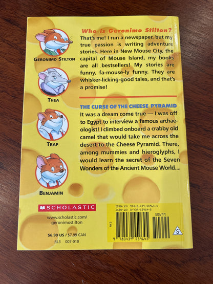 Curse of the cheese pyramid. Geronimo Stilton. 2004.