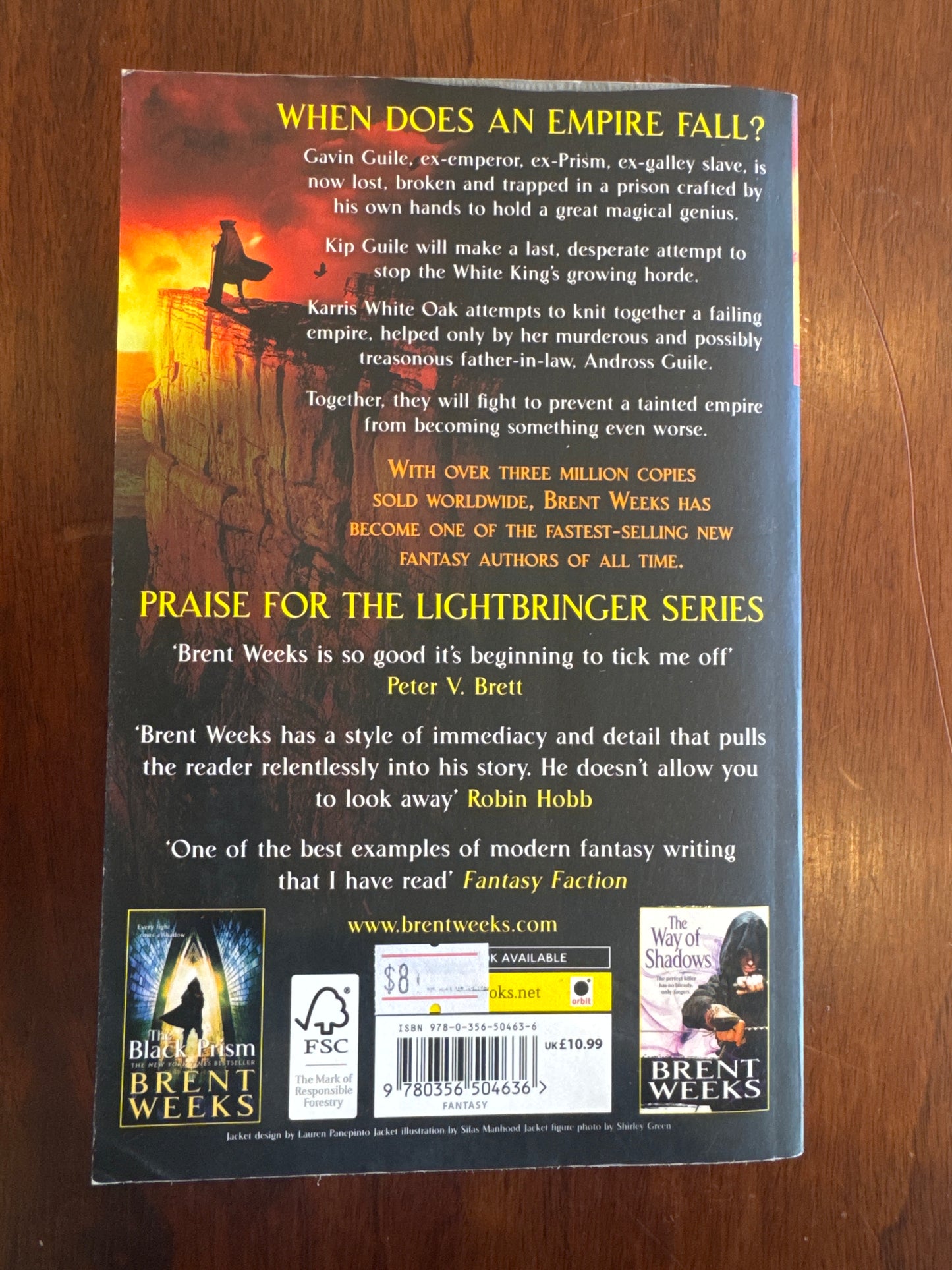 Blood mirror. Brent Weeks. 2017.