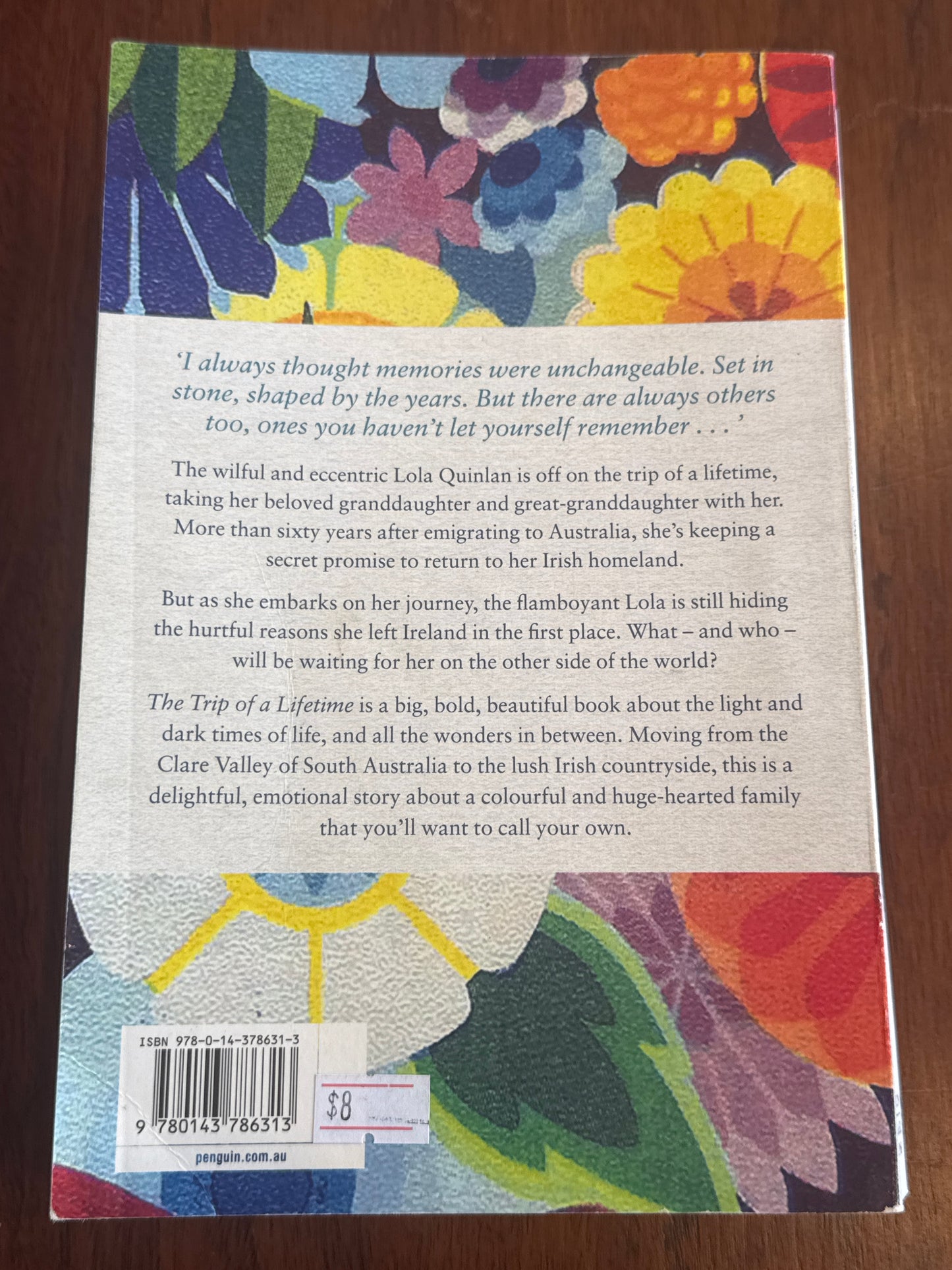 Trip of a lifetime. Monica McInerney.