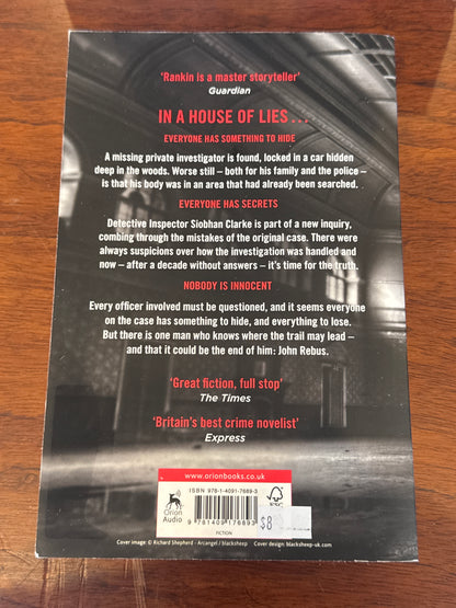 In a house of lies. Ian Rankin. 2018.