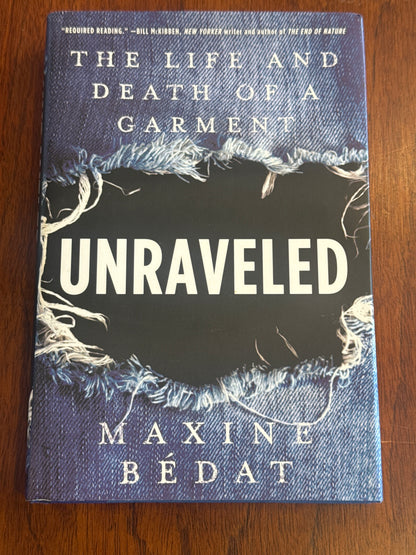 Unraveled the life and death of a garment. Maxine Bédat. 2021.