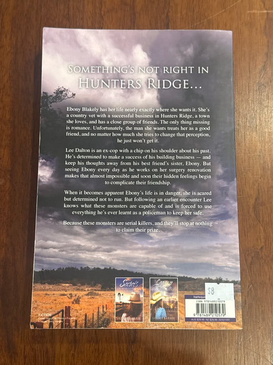 Shadows of Hunter’s ridge. Sarah Barrie. 2016.
