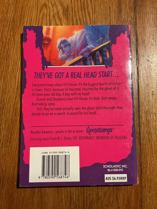 Headless ghost. R. L. Stine. 1995.