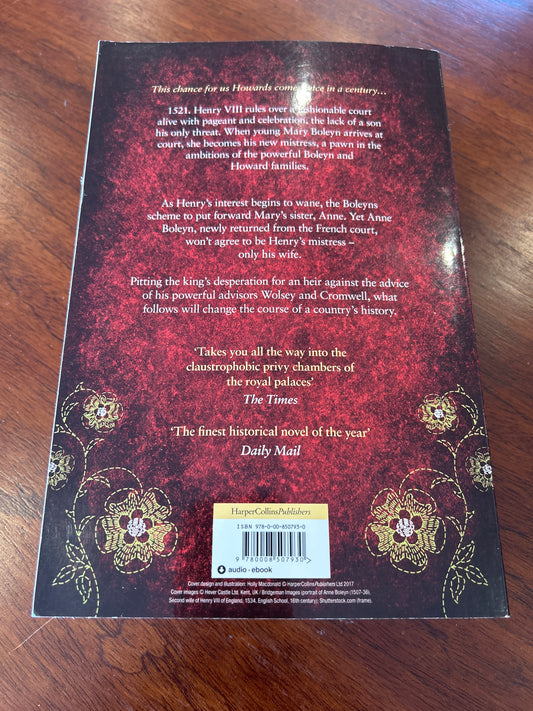 Other Boleyn girl. Philippa Gregory. 2017.
