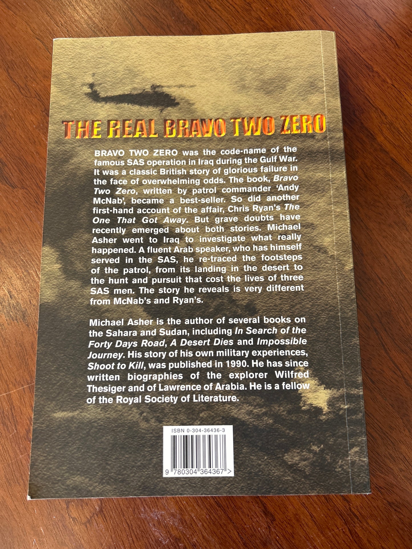 Real bravo two zero. Michael Asher. 2002.