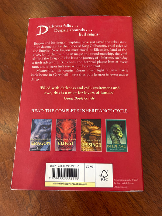 Eldest. Christopher Paolini. 2005.