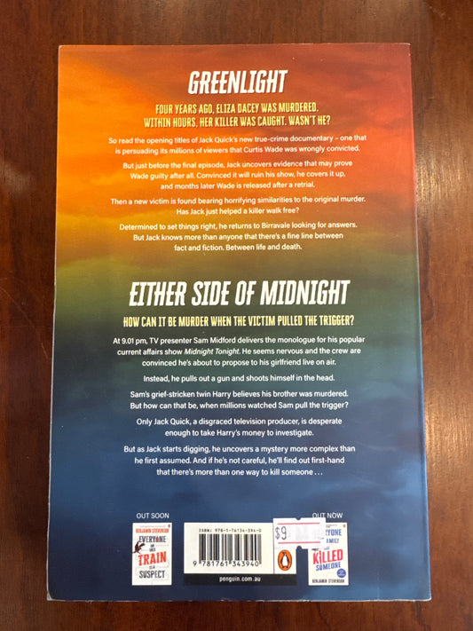 Greenlight & Either Side of Midnight. Benjamin Stevenson.