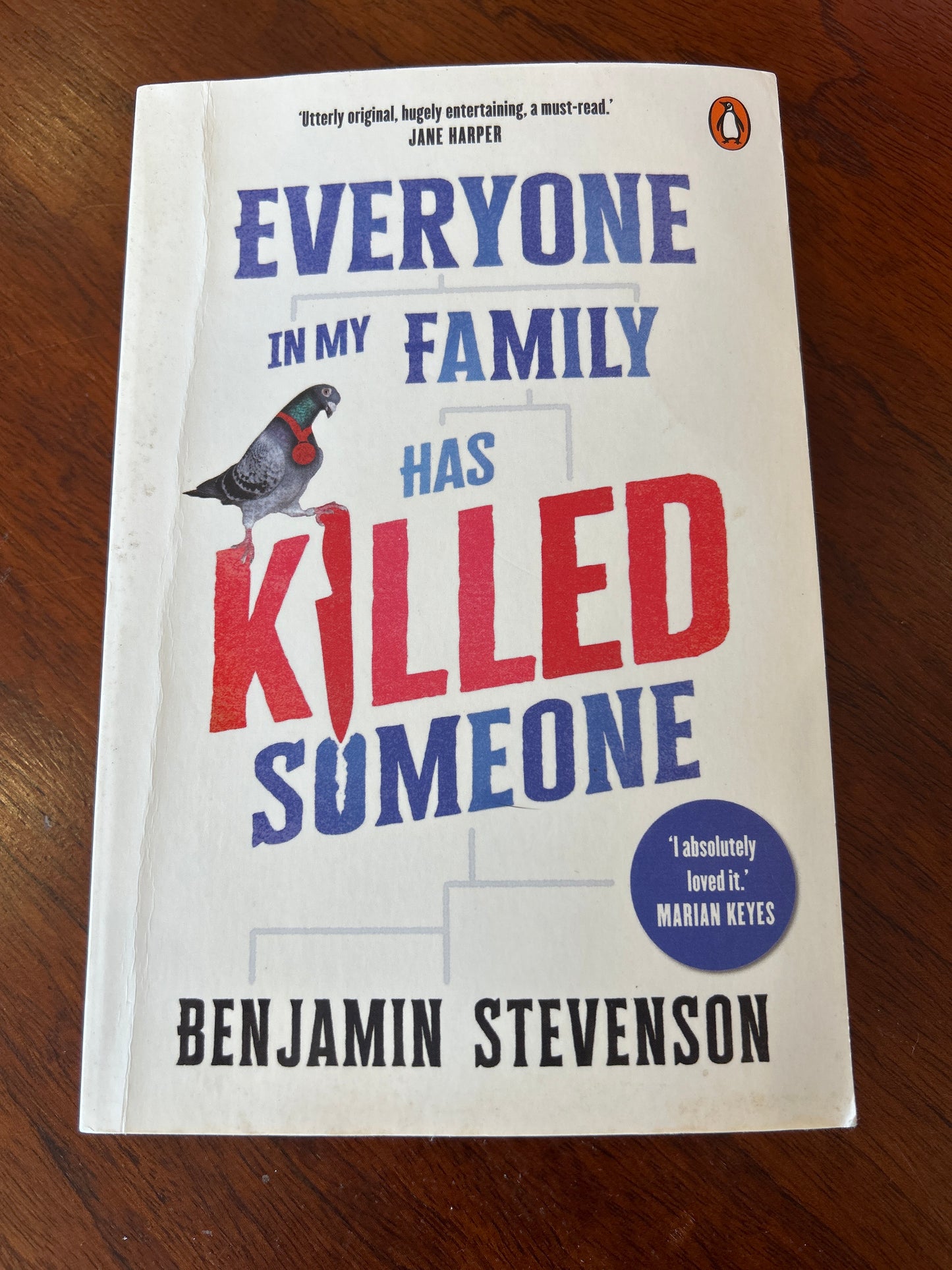 Everyone in my family has killed someone. Benjamin Stevenson. 2022.