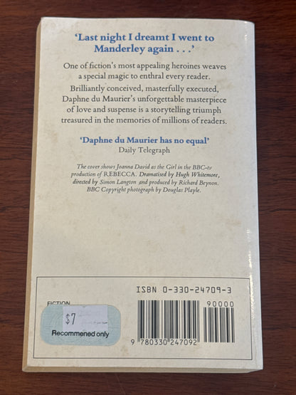 Rebecca. Daphne Du Maurier. 1975.