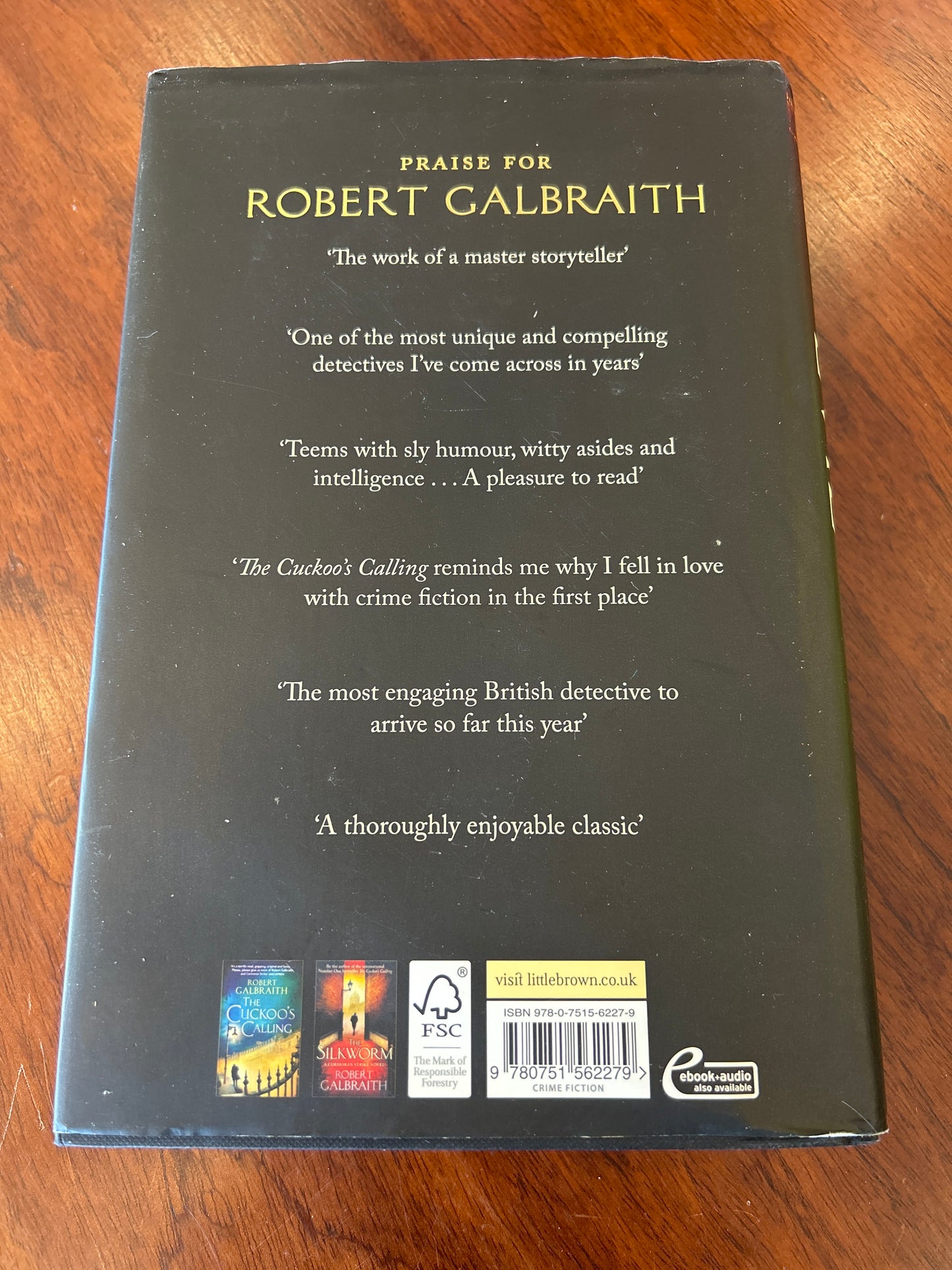 Career of evil. Robert Galbraith. 2015.