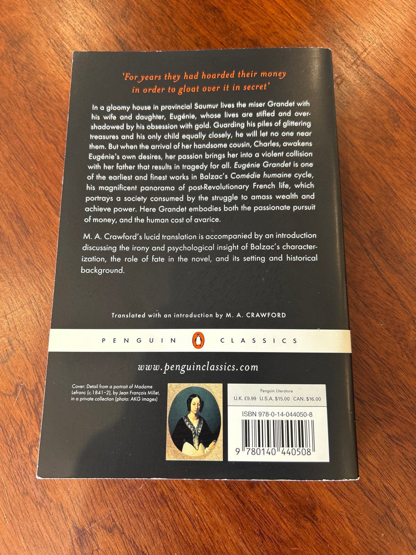 Eugenie Grandet. Honore de Balzac. 2004.