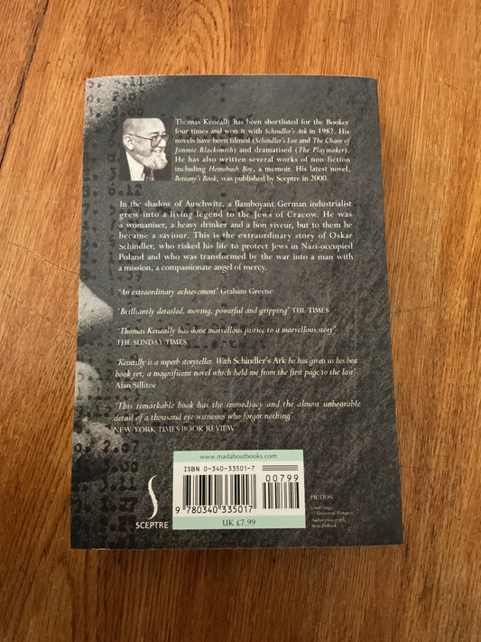 Schindler’s ark. Thomas Keneally. 2000.