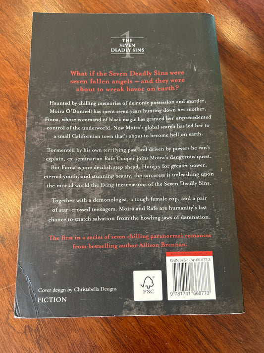 Original sin. Allison Brennan. 2011.