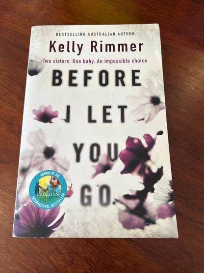Before I let you go. Kelly Rimmer. 2018.