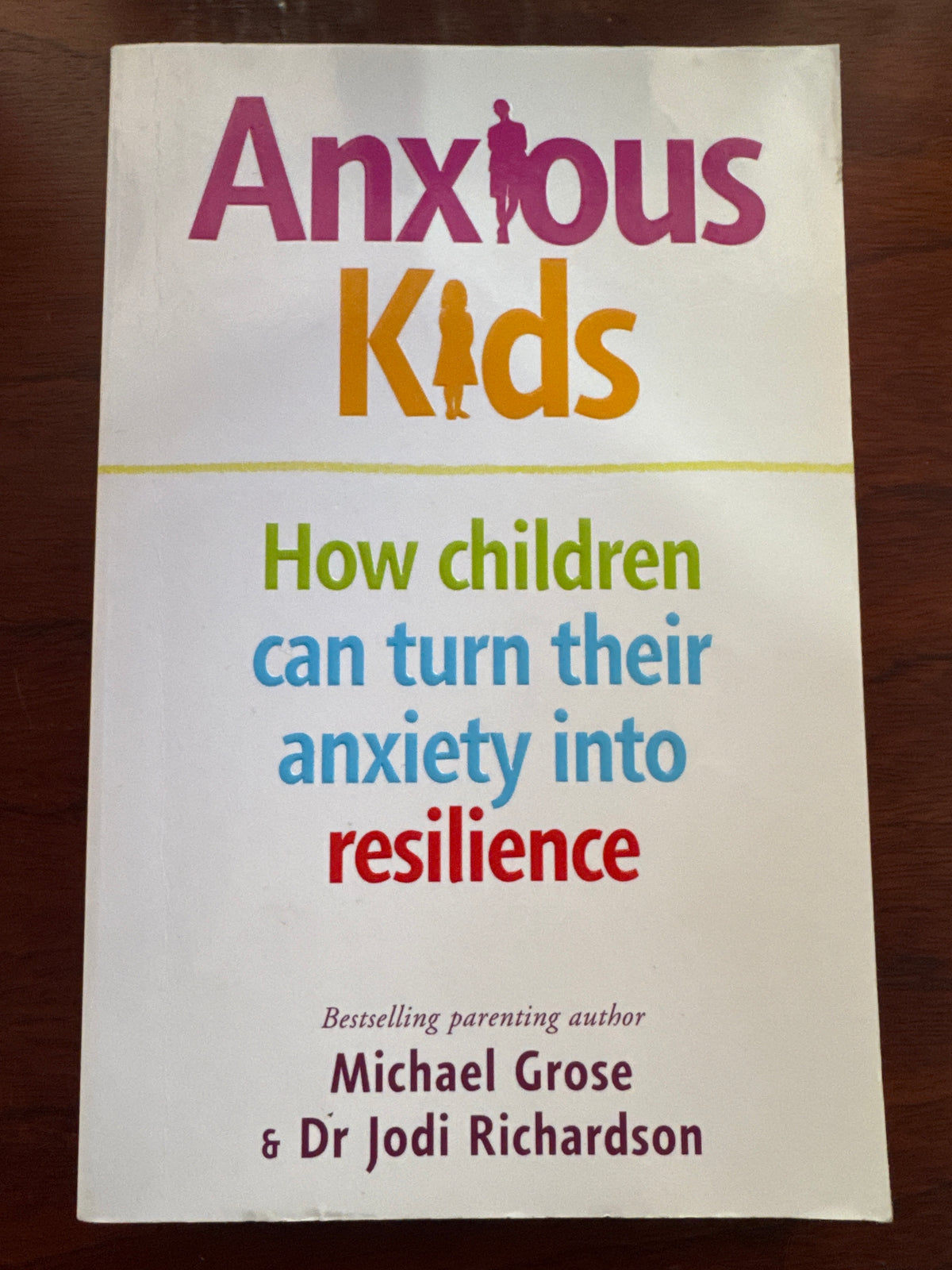 Anxious Kids How children can turn their anxiety into resilience. Michael Gross & Dr Jodi Richardson. 2019.
