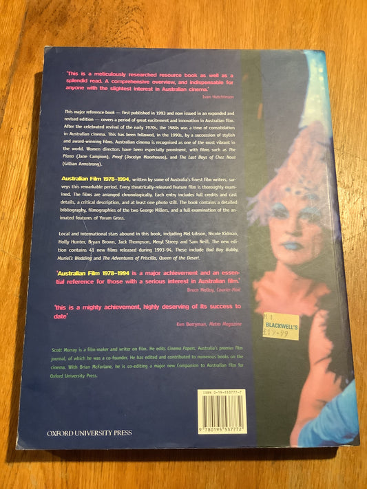 Australian film 1978-1994: a survey of theatrical features. Scott Murray. 1995.