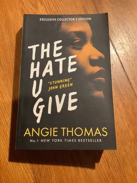 Hate u give. Angie Thomas. 2018.