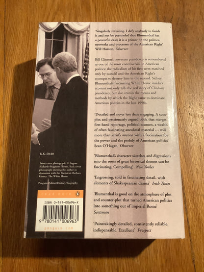 Clinton wars: an insider’s account of the White House years. Sidney Blumenthal. 2004.