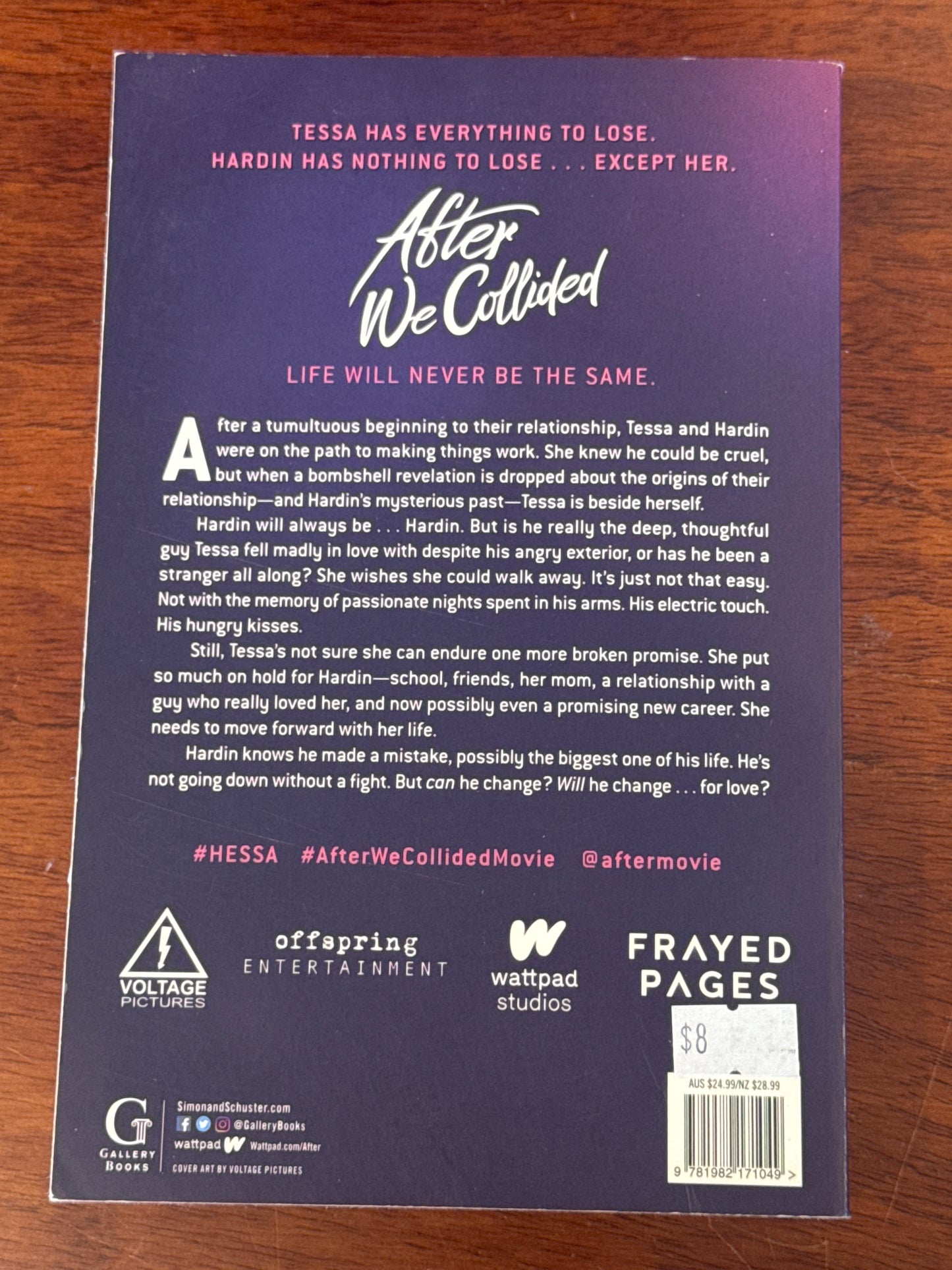 After we collided. Anna Todd. 2020.