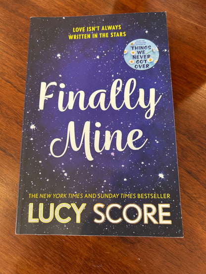 Finally mine. Lucy Score. 2023.