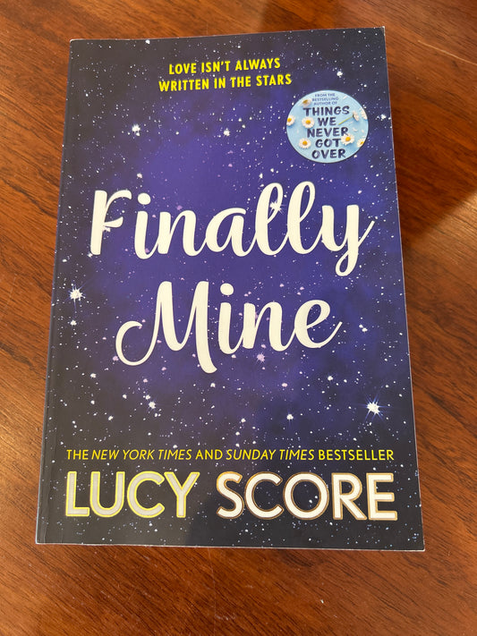 Finally mine. Lucy Score. 2023.