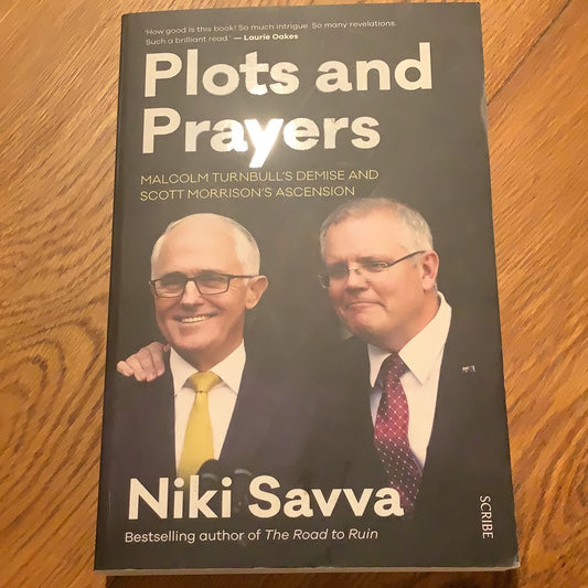 Plots and prayers: Malcolm Turnbull’s demise and Scott Morrison’s ascension. Niki Sava. 2019.