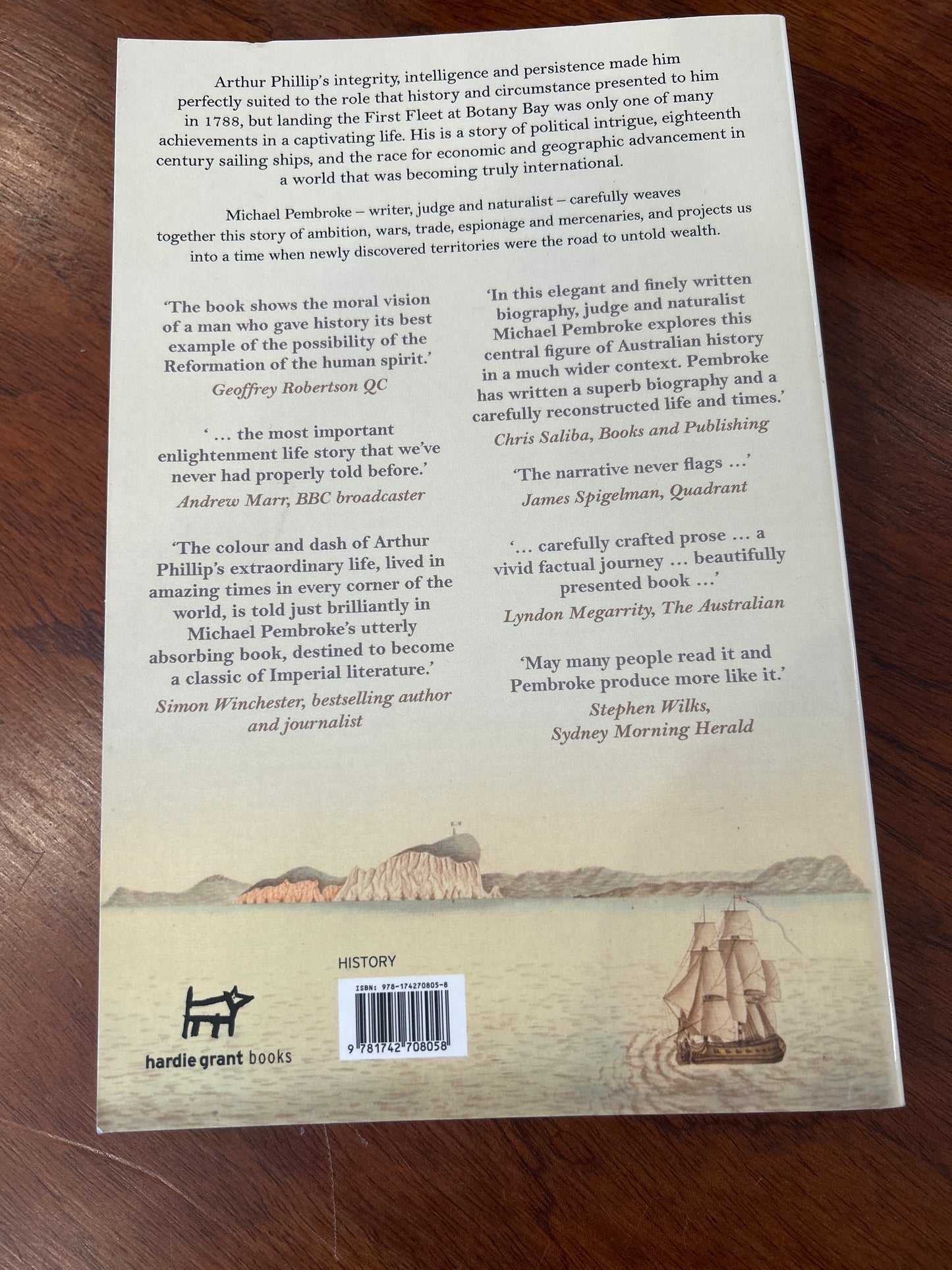 Arthur Phillip: sailor, mercenary, governor, spy. Michael Pembroke. 2014.