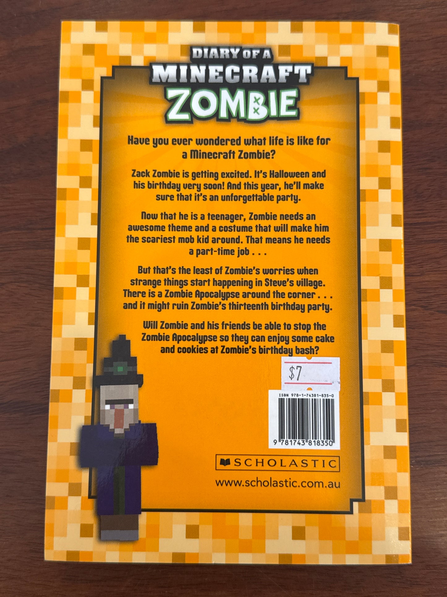 Diary of a Minecraft Zombie book 9 Zombie’s Birthday Party. Zack Zombie.