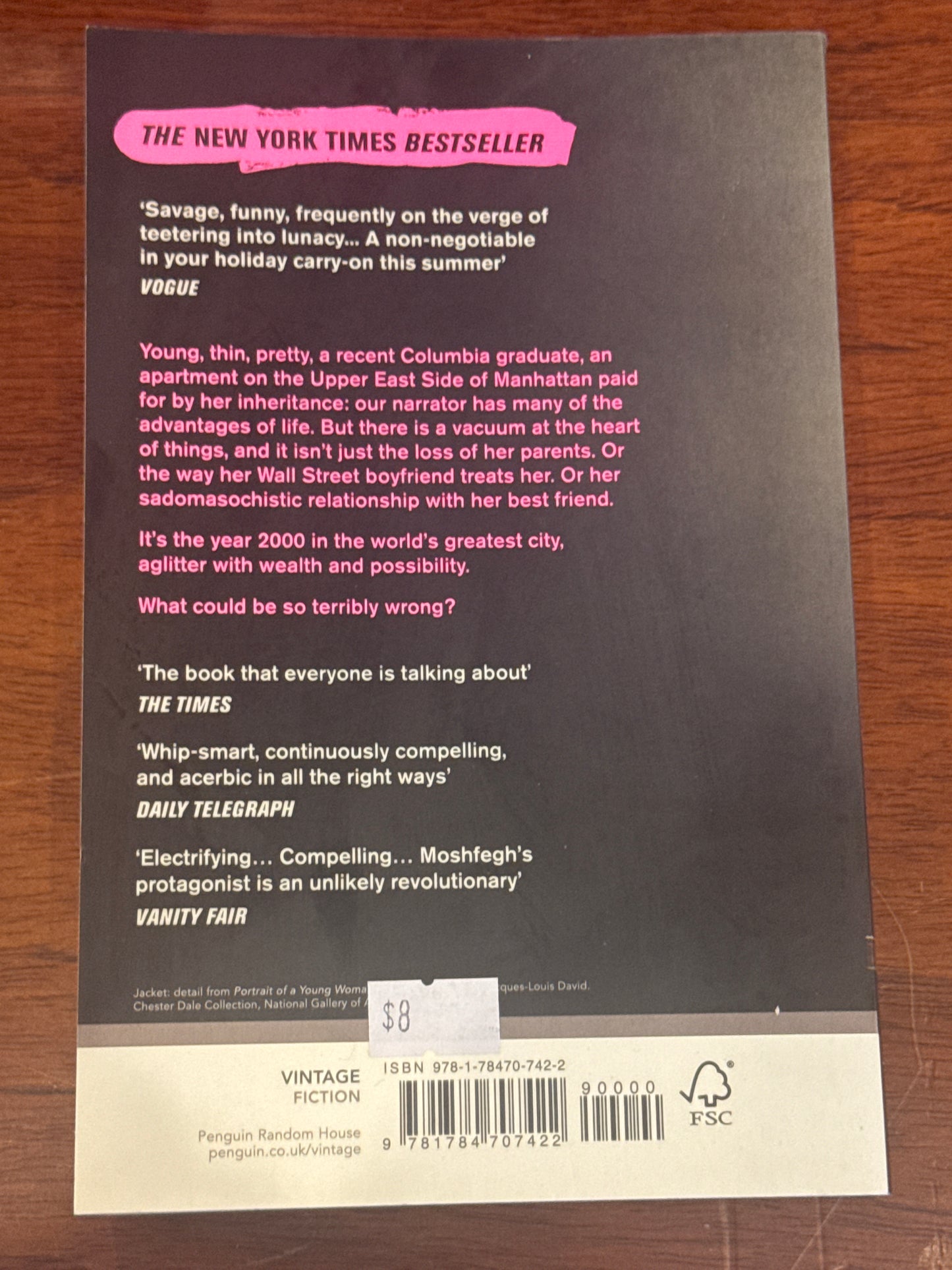 My Year of Rest and Relaxation. Ottessa Moshfegh. 2019.