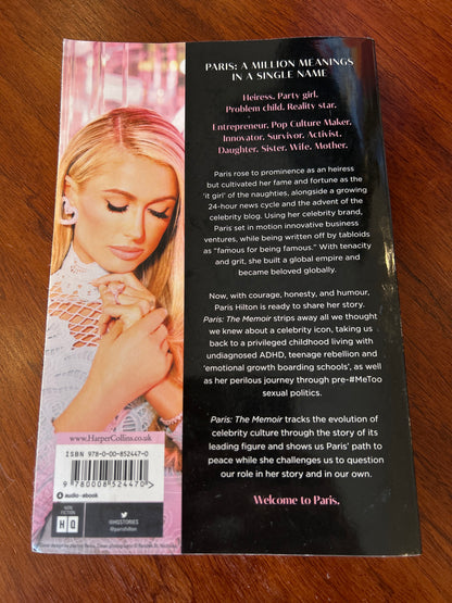Paris: the memoir. Paris Hilton. 2023.