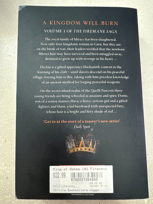 King of ashes. Raymond Feist. 2019.