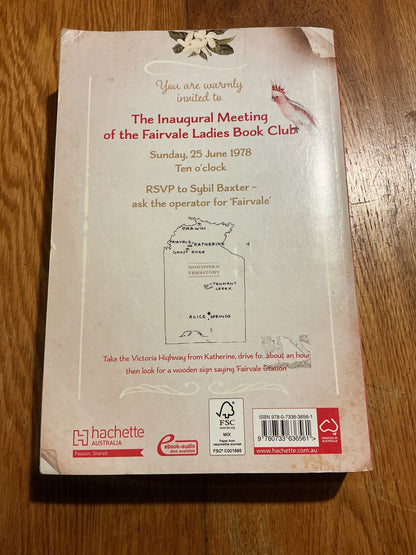 The Inaugural meeting of the Fairvale Ladies Book Club. Sophie Green. 2017.