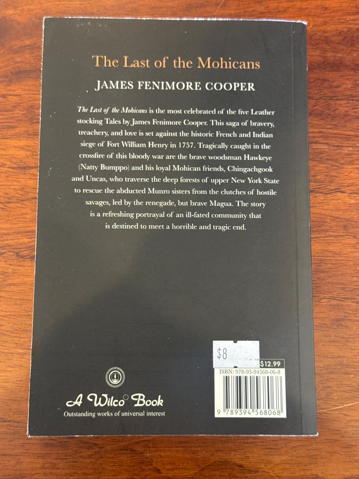 Last of the Mohicans. J. Fenimore Cooper. 2023.