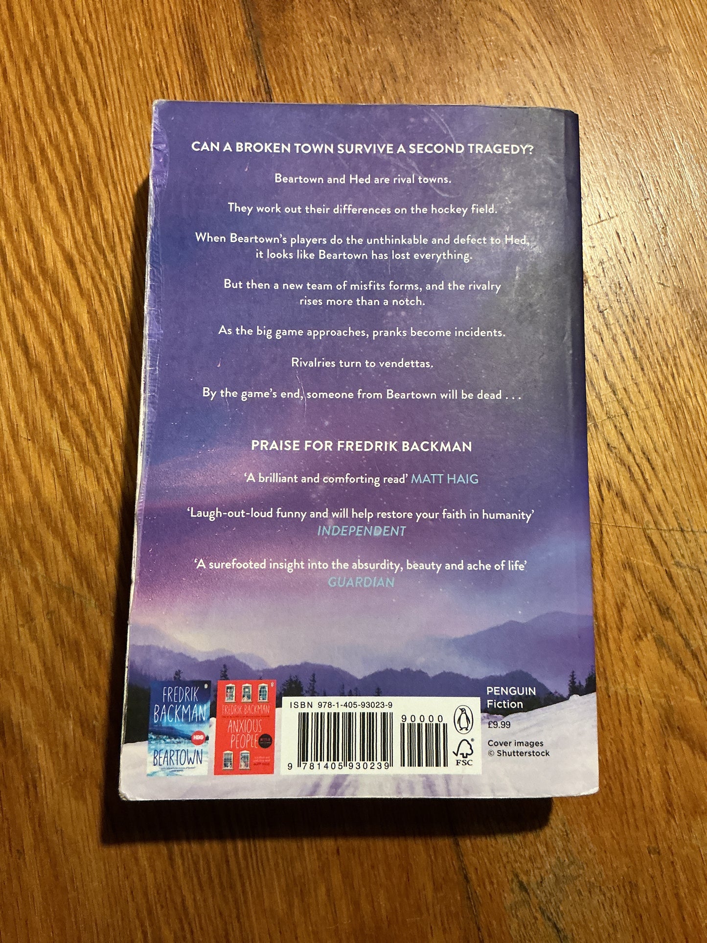 Us against you. Fredrik Backman. 2019.