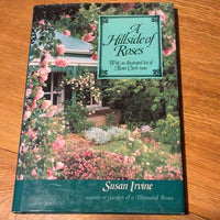 Hillside of roses with an illustrated list of Alister Clark roses. Susan Irvine. 1994.